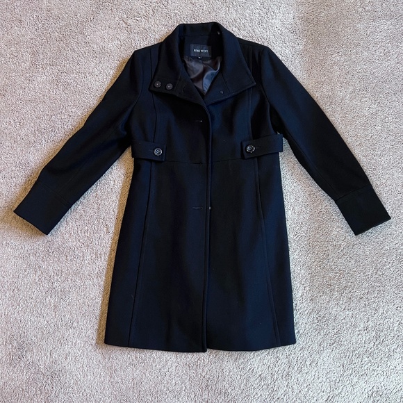 Nine West Women's Wool Blend Coat Size 14 - Picture 1 of 7
